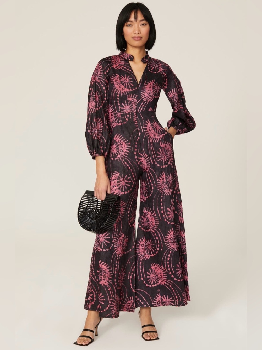 Kahindo~Luo Tie-Die Wide Leg Jumpsuit~Size 2~$290~